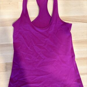 Lululemon Athletica Magenta Tank Top